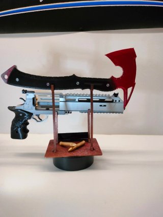 Resident Evil  Leon Magnun + Axe + Stand + shells