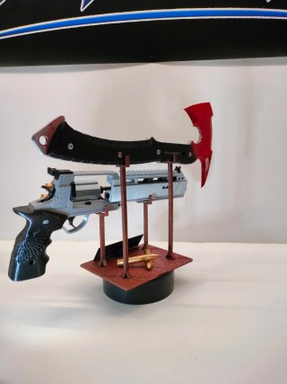 Resident Evil  Leon Magnun + Axe + Stand + shells