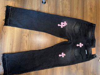 Pantalón Negro Chrome Hearts