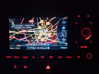 Navegador RNS-E para Audi A3 8p modelo 8P0035192S
