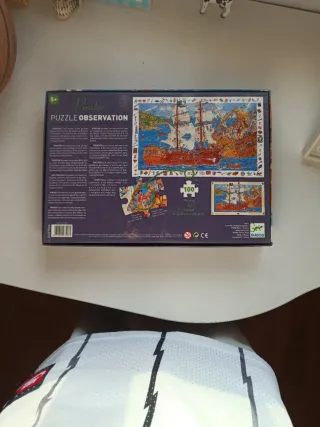 Puzzle Djeco 100 piezas Barco Pirata