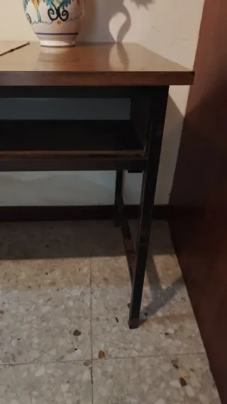 Pupitre Mesa Vintage Colegio Madera y Metal