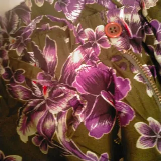 Bermuda donna Benetton floreale vintage