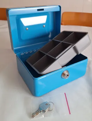 Caja Fuerte Arregui Azul con Llave
