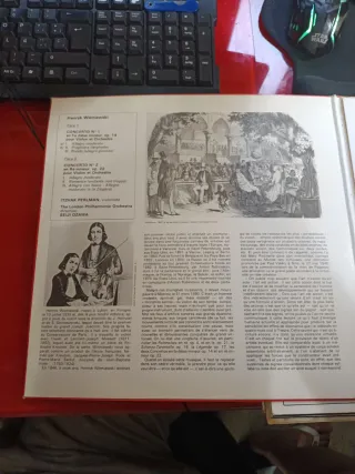 Vinilo Wieniawski - Conciertos Violín Perlman