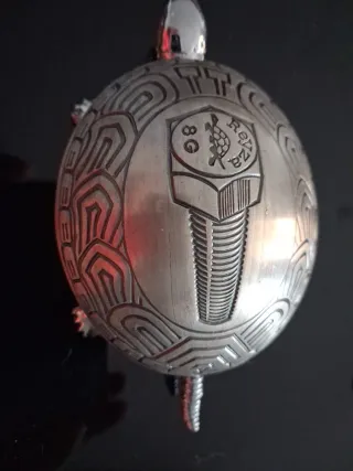 Timbre  tortuga  antiguo de cuerda BOJ
