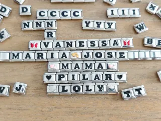 Pulsera italiana con nombres