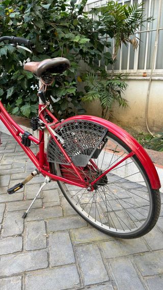Bicicleta Clásica Roja