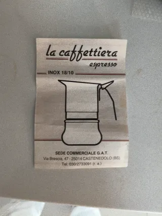 Cafetera Italiana Completa