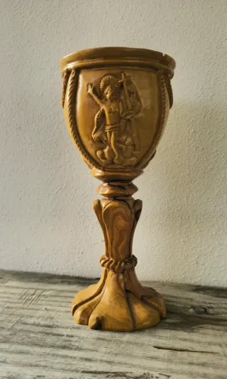 Cáliz Madera Olivo Tierra Santa