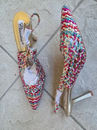 Décolleté Ciaodea Multicolor con Cinturino