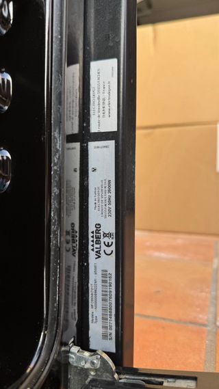Horno Valberg Cristal Negro