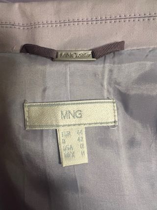 Traje Mango Lila T.44
