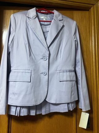 Traje Mango Lila T.44
