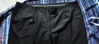 Pantalón de traje negro 4XL