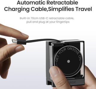 Cargador SHARGE USB-C 65W Retráctil NUEVO