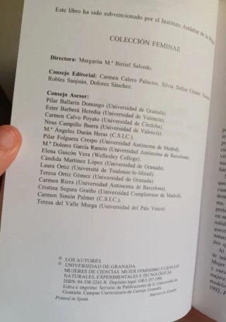 NUEVO Mujeres de ciencias: Mujer, feminismo, cienc
