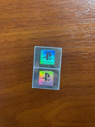 Lote 4 Sellos Holográficos PS1 PlayStation
