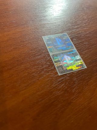 Lote 4 Sellos Holográficos PS1 PlayStation