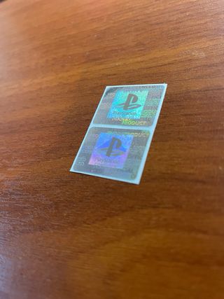 Lote 4 Sellos Holográficos PS1 PlayStation
