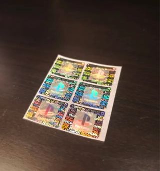 Lote 4 Sellos Holográficos PS1 PlayStation