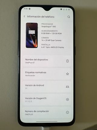 OnePlus 6T Negro