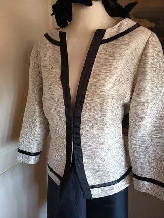 Chaqueta Marcelino Blanco y Negro