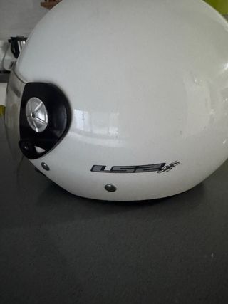 Casco Jet LS2 Talla M Blanco
