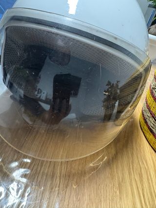 Casco Jet LS2 Talla M Blanco