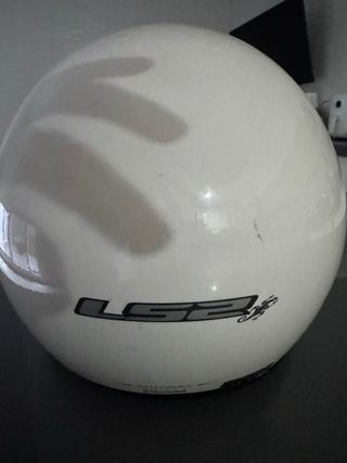 Casco Jet LS2 Talla M Blanco