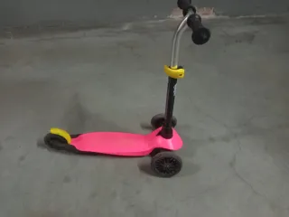 Patinete 3 ruedas infantil rosa