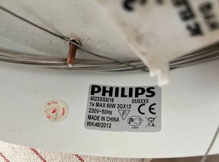 Lámpara Colgante Philips Circular Blanca