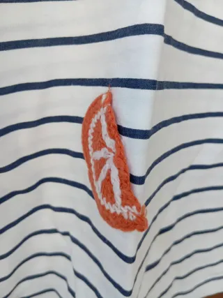 Camiseta Rayas Mujer Talla M