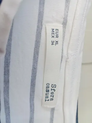 Camiseta Rayas Mujer Talla M