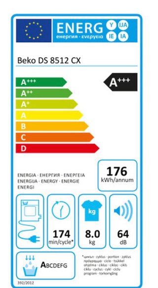 Secadora Beko DS 8512 CX Bomba Calor