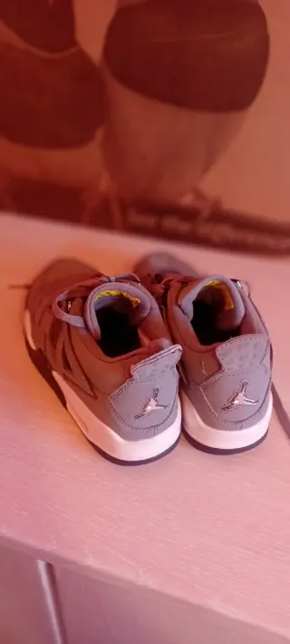 Zapatillas Jordan Grises y Blancas