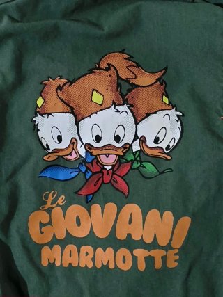 Giacca a vento Original Marines con stampa