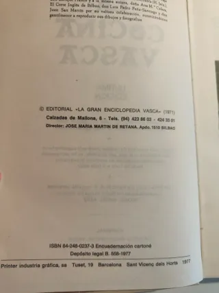 Libro La cocina vasca