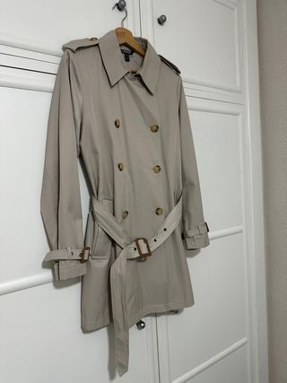 Gabardina Ralph Lauren Beige Talla M