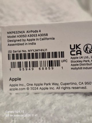 AirPods 4 Apple Nuevos Sin Estrenar