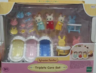 Sylvanian Families Set Cuidado de Trillizos