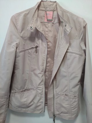 Giubbino donna Piazza Italia beige/rosa