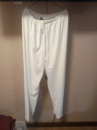Pantalón ancho blanco