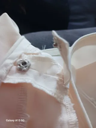 Blusa flamenca/rociera beige