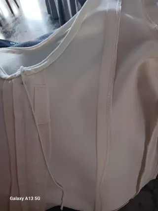 Blusa flamenca/rociera beige