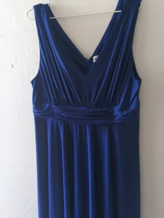 Vestido largo azul