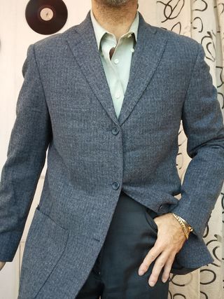 Giacca Uomo Gutteridge Lana Taglia 50 Blazer