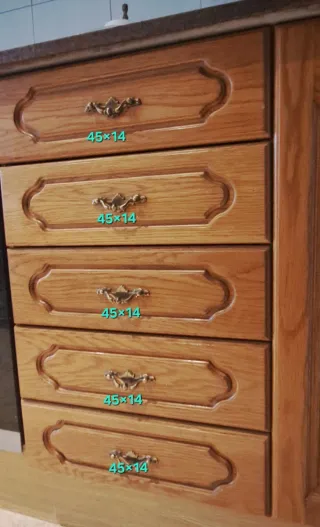 Puertas de armario cocina madera rústica