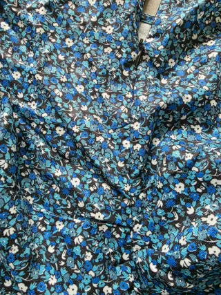 Vestito donna floreale drappeggiato