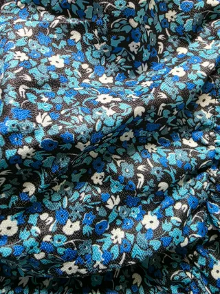 Vestito donna floreale drappeggiato